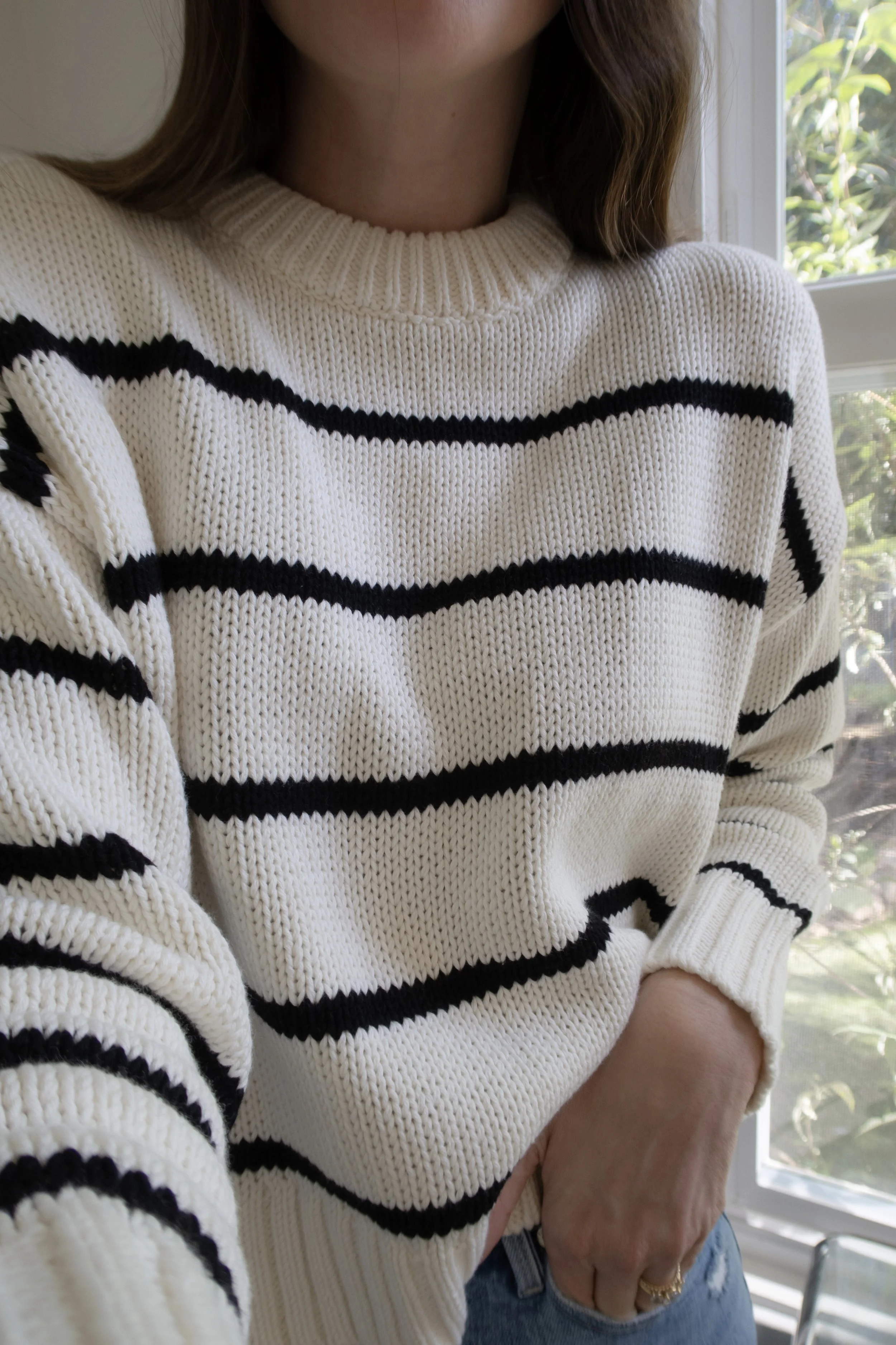Chloe crew luxe outlet pullover